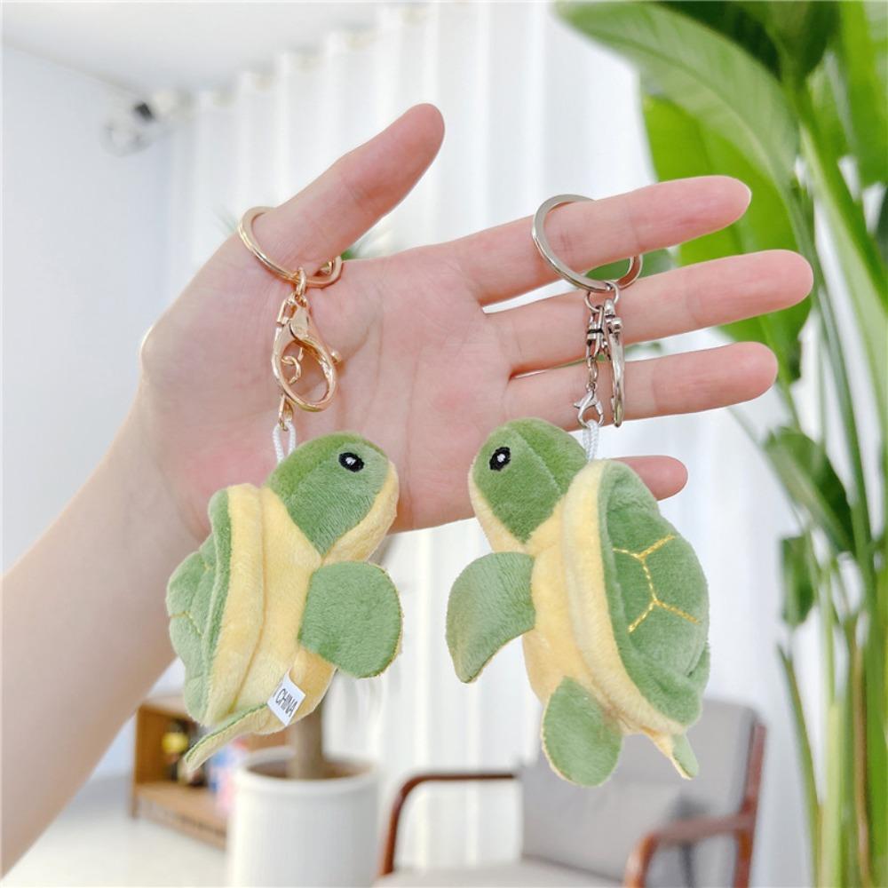 Small Sea Turtle Plush Toy 10cm Plush Toy Key Ring Children's Doll Accessories