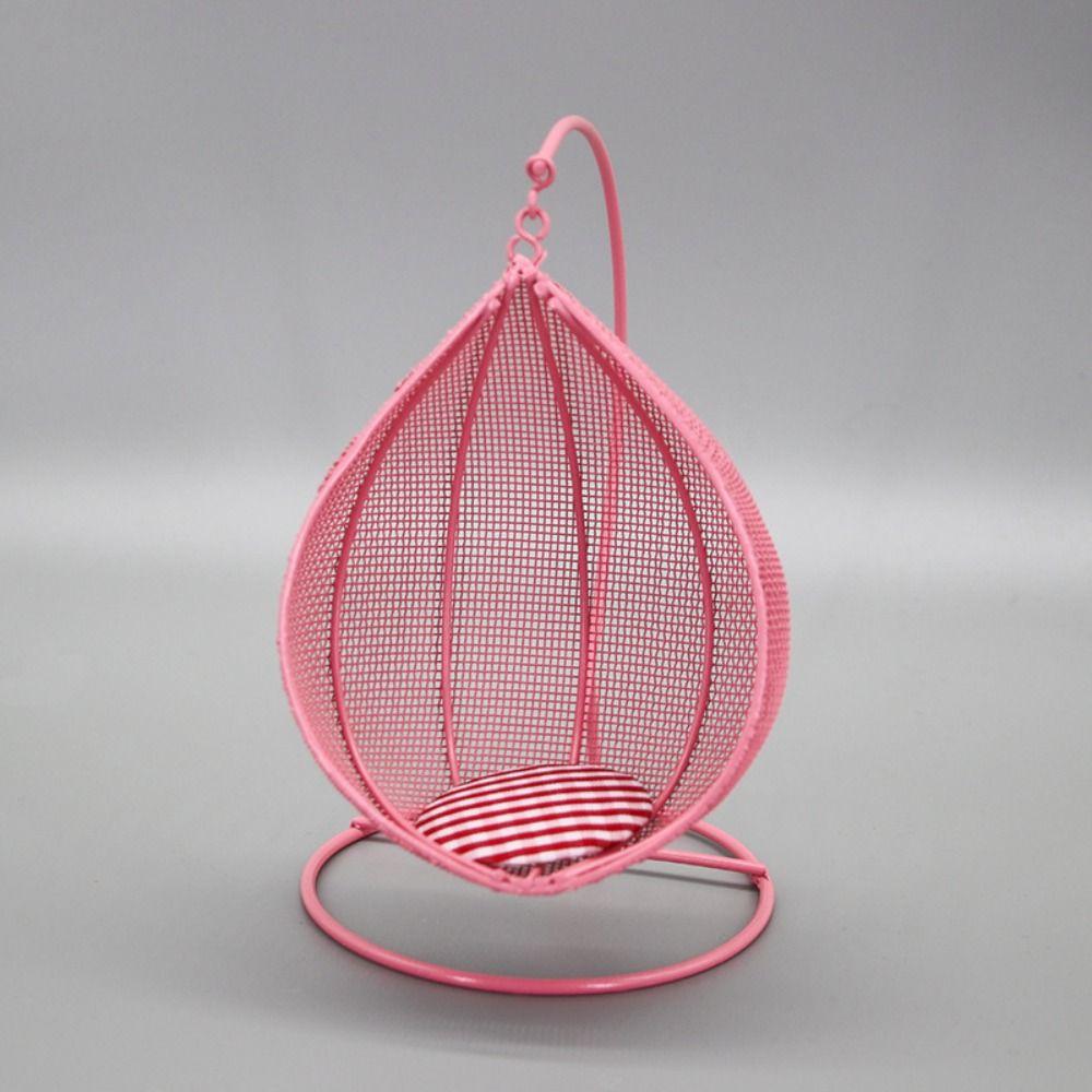 Веселое кресло-качалка Модель Качающаяся кукла Кукольный домик Декор Игрушка Модный игровой реквизит