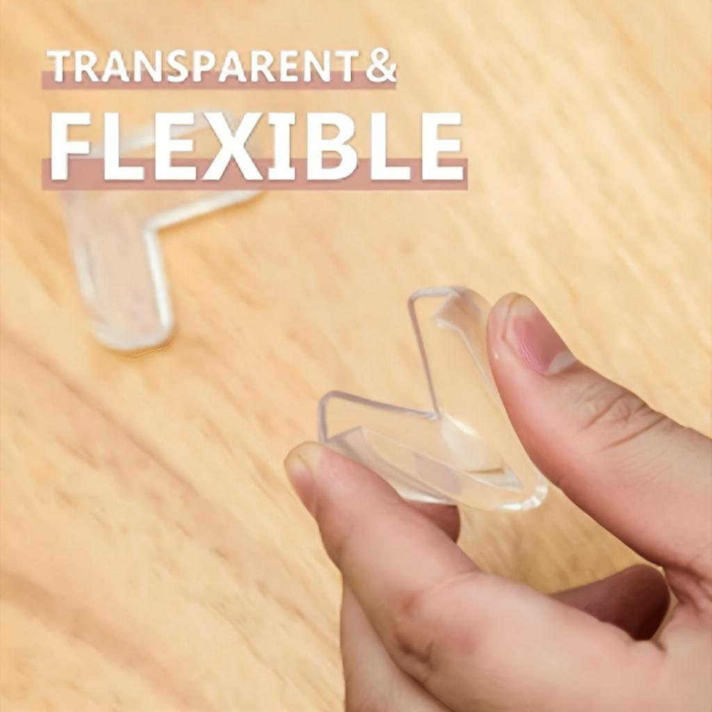 4-упаковка антистолкновительных угловых полос, окон, столов, обертывания краев, защитные антистолкновительные силиконовые мягкие прямоугольные наклейки