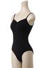 Sansha Adult Ballet Leotard C237C Camisole Leotard with Bra Size 4 145cm Liner, Black, (M),