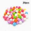 1Set Funny Cat Toys Interactive Toys Gun Plush Ball Launches High Bounce Ball Creative Kittens Mini Pompoms Pet Supplies