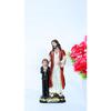 Latest Handicrafts Imported Poly Resin Jesus Statues for Home Decor Christian Gifts Showpiece Jesus Christ Figurine Jesus
