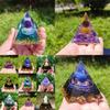 Luxurious Amethyst Pyramid Crystal Energy Orgone Home Ornament Perfect For Relaxation And Gift Giving