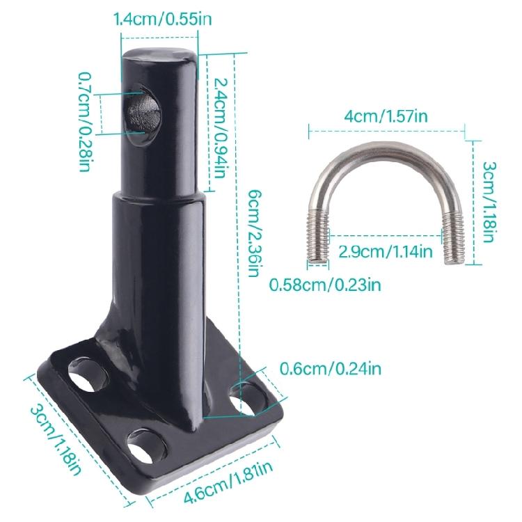 Адаптеры крепления фаркопа для прицепа велосипедного Портативный соединитель фаркопа для велосипедного прицепа Замена сцепного устройства для велосипедного прицепа