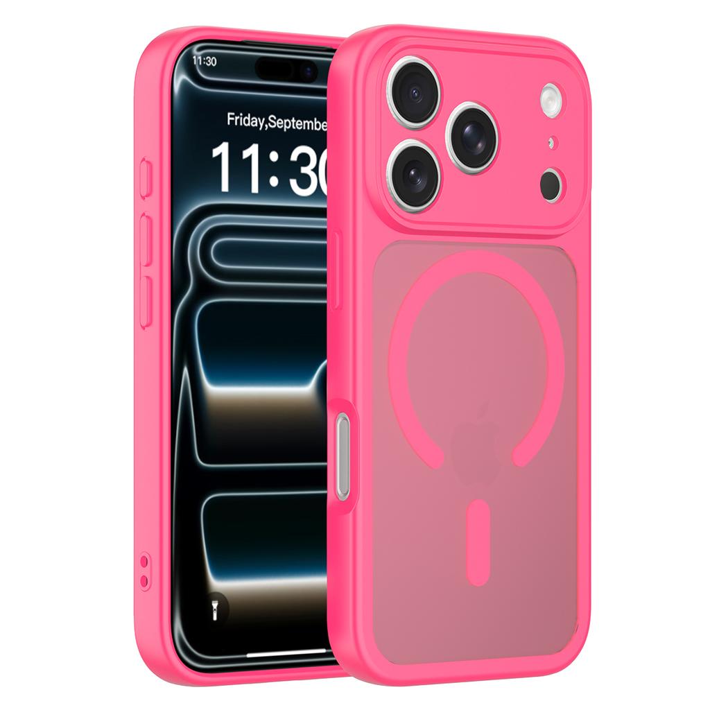Simple Magnetic Skin Feel Case for iPhone 18 Pro Max 17 Pro 16 15 14 13 12 Plus Shockproof for Magsafe Camera Protection Cover