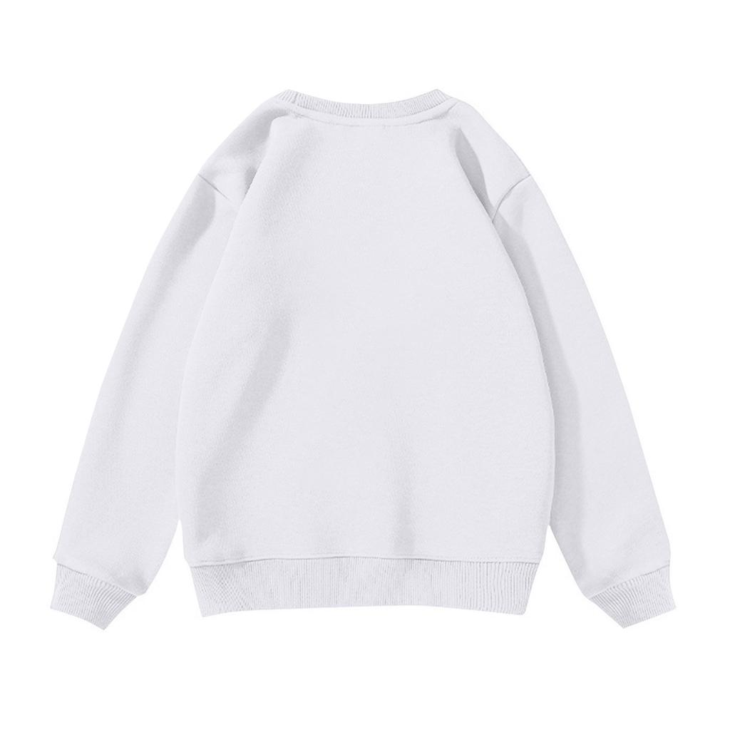 Рождественские пуловеры с круглым вырезом для девочек, детские топы с принтом