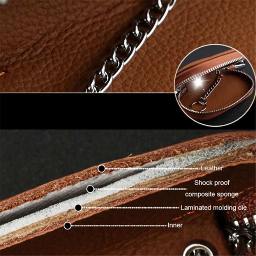 Модные портативные однотонные кошельки для ключей от машины, держатель для ключей, высококачественный чехол для ключей из искусственной кожи