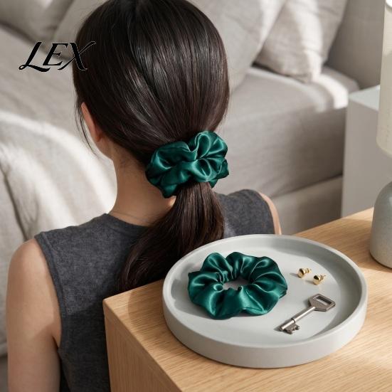 Stylish Hair Accessories for Commuting Pocket Scrunchies Ties with Hidden Zipper Women, Elastic Tie Secure Bands Running Small Items Keys And