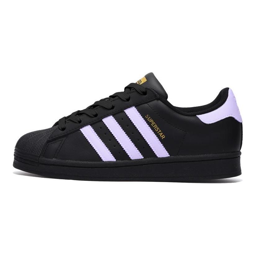 adidas Оригинальные SUPERSTAR Нескользящие Устойчивые к истиранию Низкие Кеды для скейтборда Унисекс Черный EG4959(Команда189-)