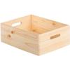 Caisse En Bois De Rangement 40 X 30 X 14 Cm