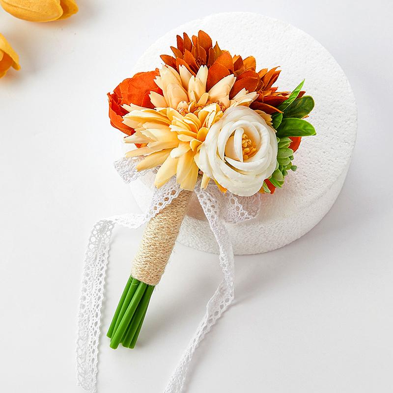 1 шт. ручной работы букет свадебный детский подарок на день рождения передовые ощущения мини ручной цветок новый узор искусственный цветок