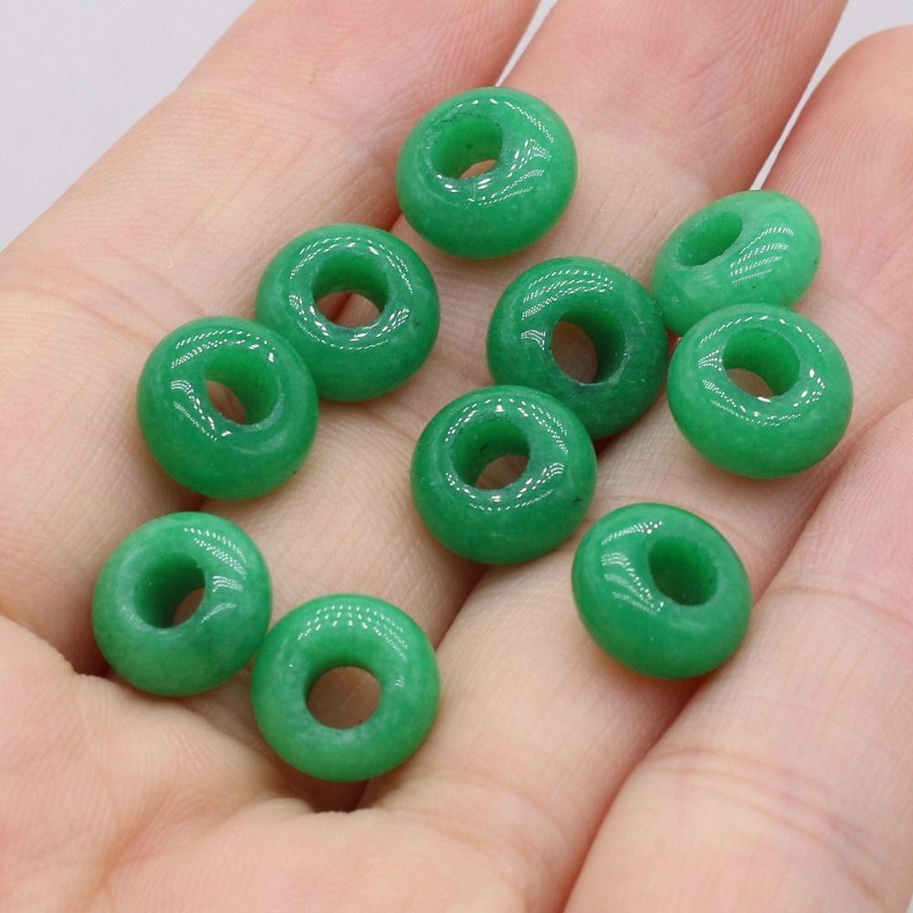 Agates Agates Stone Beads Colorful Lotus Perforated Beads Big Hole Loose Beads Girl Gifts