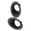 2pc Car Front Bumper Fog Light Lamp Trim Bezel Left & Right 68259662AA for Dodge Challenger 2015-