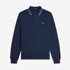 Fred Perry [M3636] Рубашка Fred Perry с длинным рукавом и двойной полоской - Темный Военно-воздушный/Светлый Лед/Лавровый Afpm2533636-Z47
