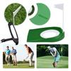 Golf Putting Cup Golf Training Putters Hole with Flag Golf Putting Training Aids Golf Putting Disc for Indoor Outdoor