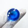 Lab-Created Blue Tanzanite Loose Gemstone Round Cut 51.05 ct for Jewelry Making and Gem Collections
