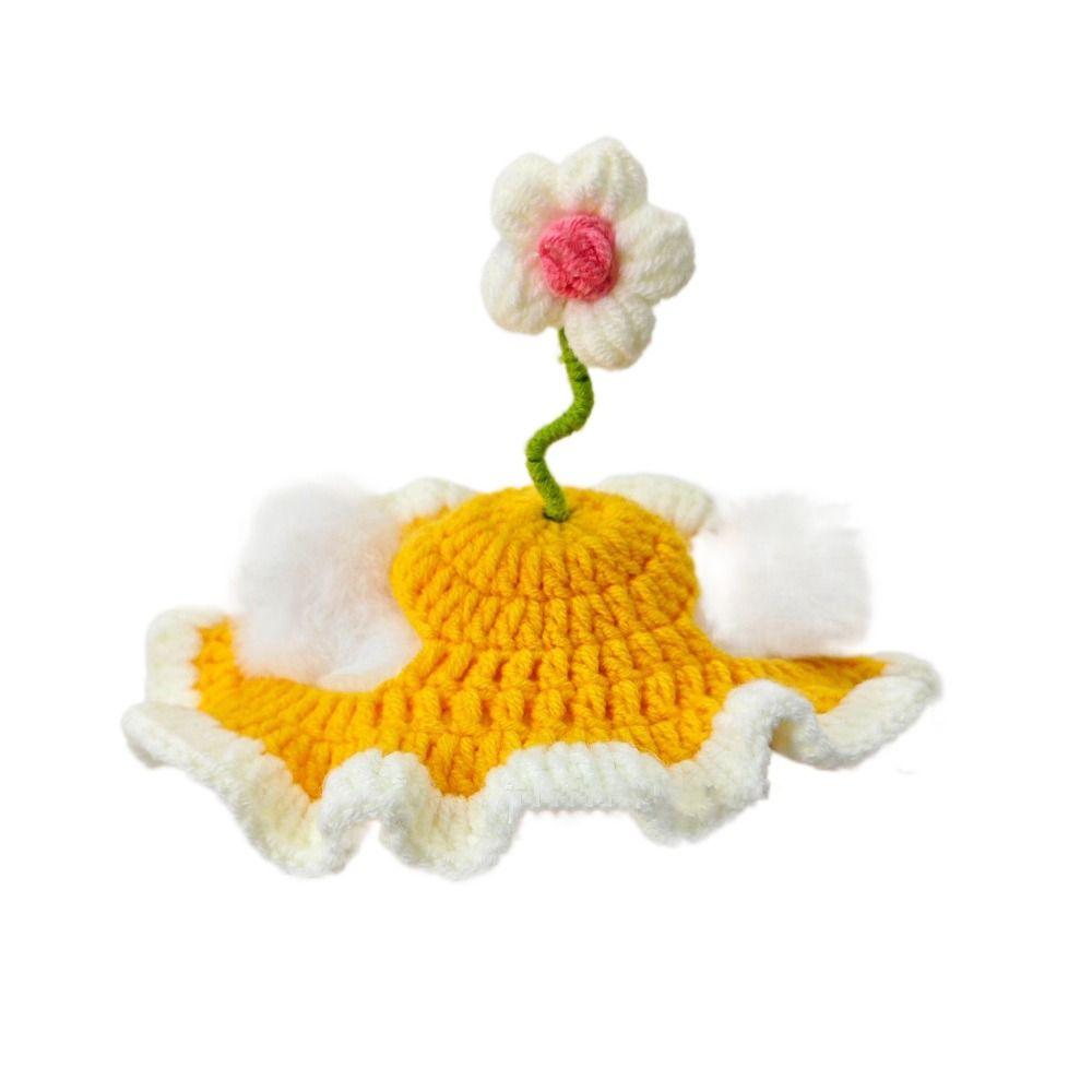 Cute Cat Hat Refined Knitted Hat New Pet Headwear