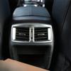 Автомобильная наклейка для Peugeot 3008 2014-2016 Крышка заднего воздуховода Центральный бокс-подлокотник Отделка вентиляционного отверстия кондиционера Хромированные ABS Аксессуары