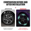 10/20Pcs Car Wheel Reflective-Stickers Tire Warning-Stickers For Mitsubishi 9 Ralliart EX ASX L200 Colt Outlander Pajero Lancer