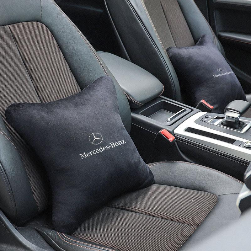 Автомобильная подушка для подголовника и поясницы для Mercedes Benz AMG Smart W205 C300 W203 W206 W108 W124 W126 W140 W168 W169 Аксессуары