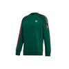 Originals Trefoil 3D Logo Three-Stripe Crew Neck Sweatshirt Men Sweatshirt Green GF0224