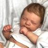 Реалистичная 49см полностью силиконовая кукла Reborn Baby Doll Pascale Прекрасная спящая кукла для девочек Игрушки Реалистичные имплантированные волосы Кукла для новорожденного Детский подарок на день рождения