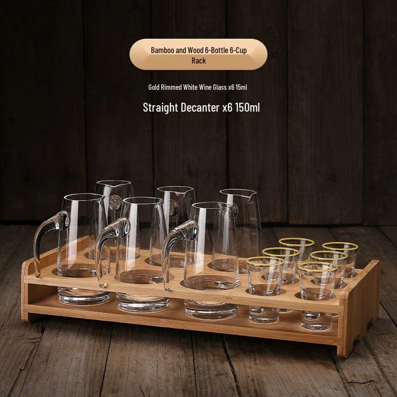 Chinese Crystal Glass Baijiu Drinkware Set