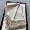 NINA SOLOR Luxury Reversible Cashmere Scarf & Shawl