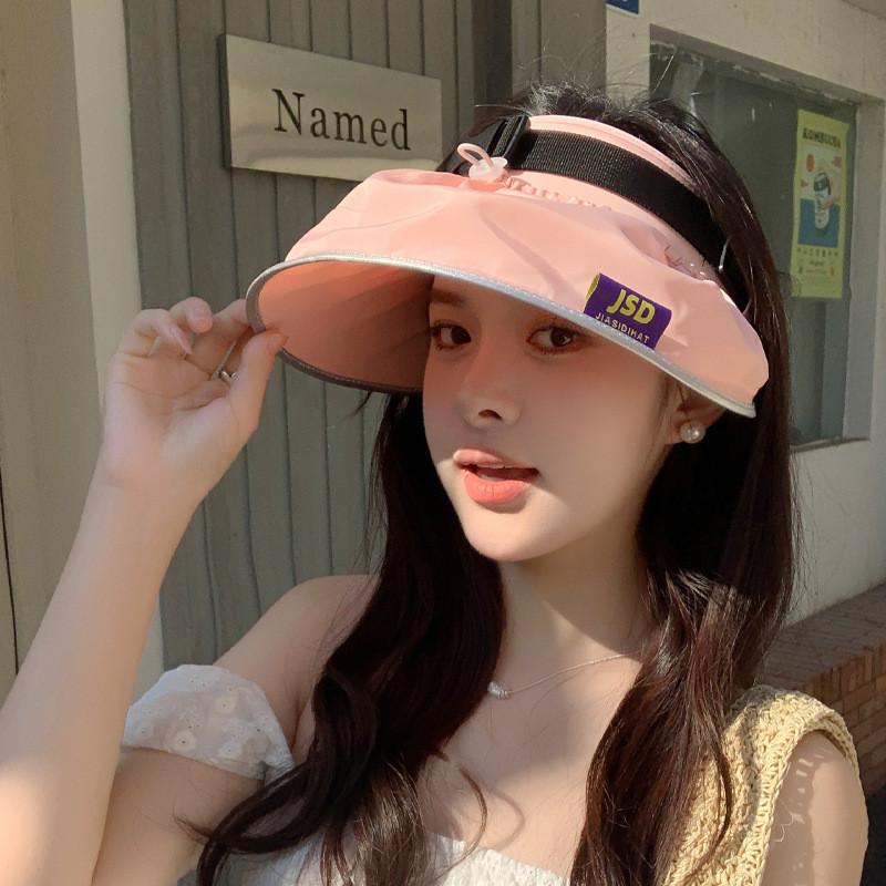 Sun Hat With Large Brim For Summer Uv Protection Breathable Polyester For Women And Girls