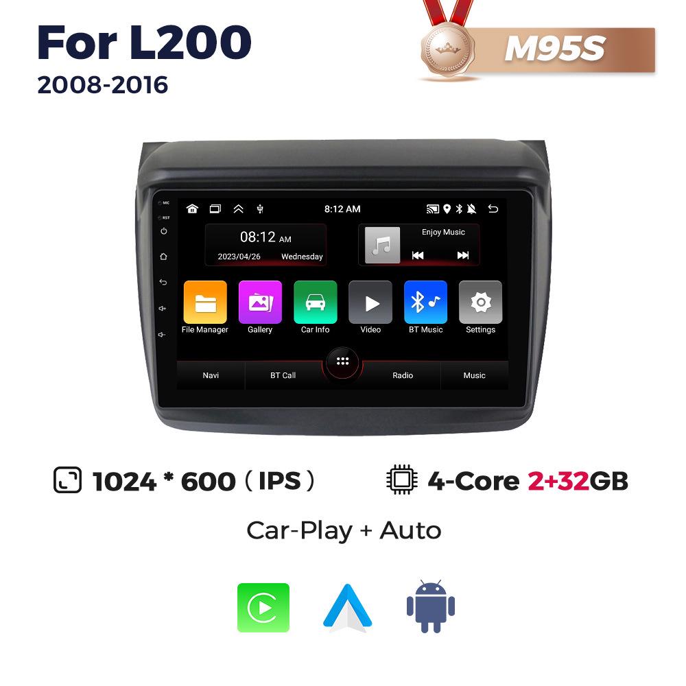 Основная плата Android-навигации Mitsubishi Pajero Sport/L200 с совместимостью с CarPlay