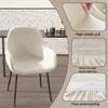 Dining Chair Seat Solid Color Wear Resistant Thick Washable Non-Fading Low Back Cover Stretch Cover Chair Slipcover Decor