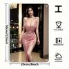 Винтажное розовое платье Металлическая настенная табличка, 8x12 дюймов Ретро жестяная табличка для декора дома, бара, кафе