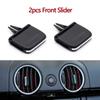 Car Front Dashboard Air Conditioning AC Vent Outlet Grille Cover Tab Slider Clips For Porsche Cayman Boxster 987 2006-2012 dty1