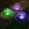 Cross-Border Solar LED Jellyfish Fiber Optic Outdoor Garden Light