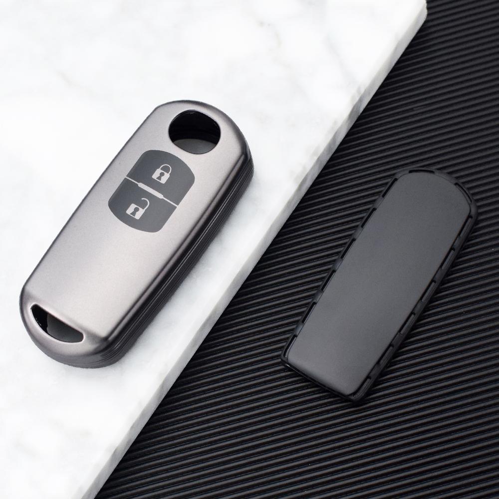 2 кнопки TPU чехол для автомобильного ключа чехол держатель брелока для Mazda 2 3 6 Axela Atenza CX-5 CX5 CX-3 CX-7 CX8 CX-9 Keyless Protector