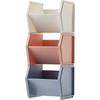 Quadrate Pen Container Plastic Stationery Storage Box Portable Pencil Holder  Office