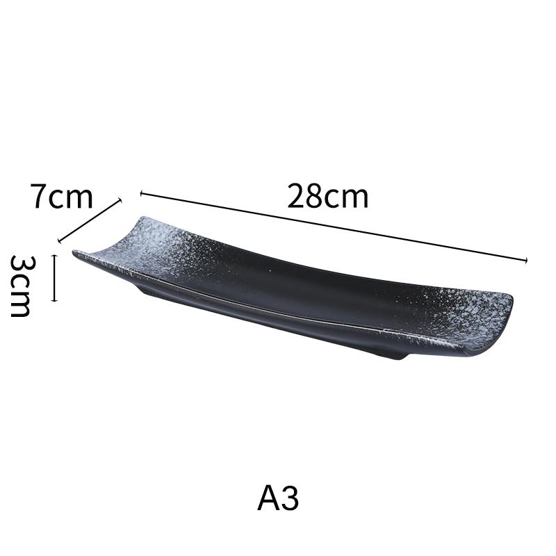 Японская кухня Столовые приборы для сашими Керамическое холодное блюдо Сайра Суши Сервировочная тарелка Угорь Сашими Тарелка для десерта Поднос для закусок