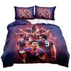 Новый набор постельного белья Звезда Футбола М-Месси Комплект с пододеяльником и наволочками 2/3 шт. Подростковый Пододеяльник Односпальный Двуспальный Большой