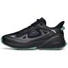 Running Series Soft Sole Lightweight Shock Absorption Low Top Running Shoes Men Sneakers Black Gray Green 112135530R-5