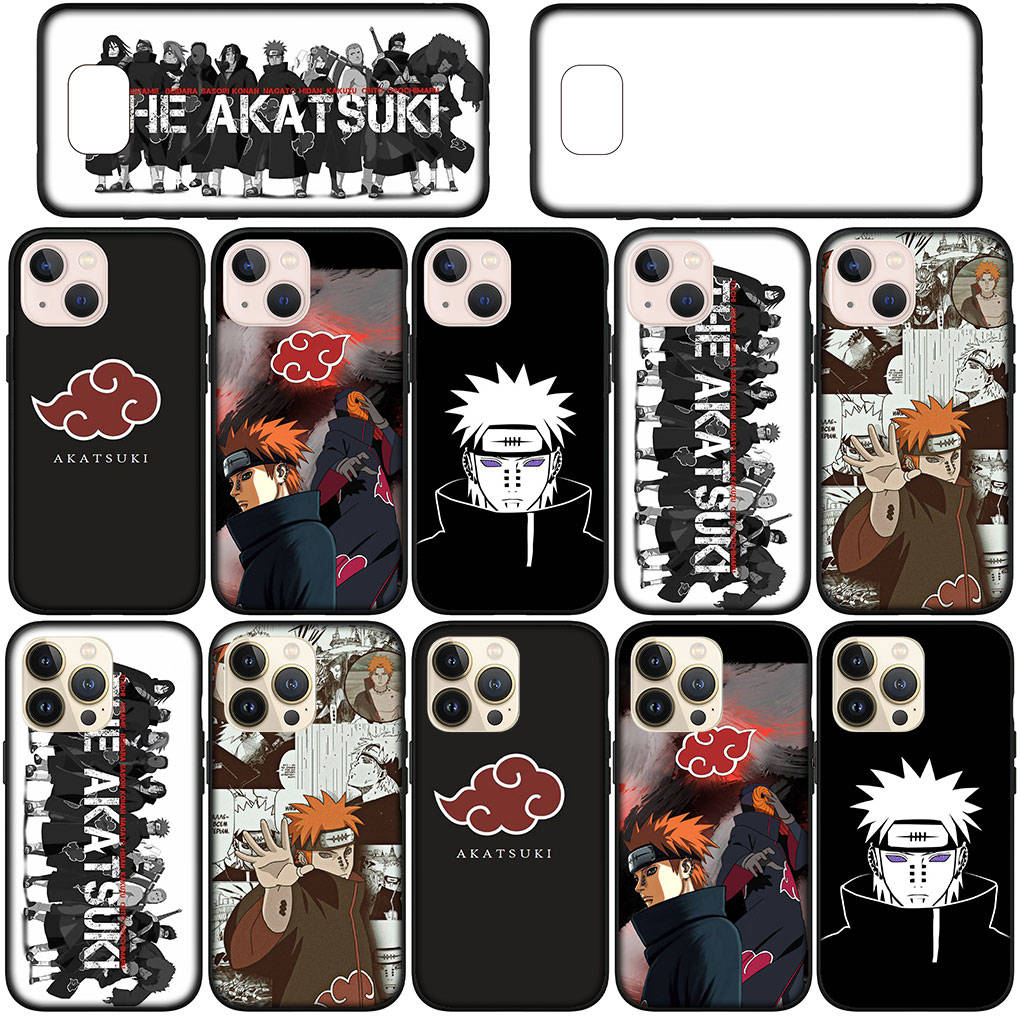 Чехол для iPhone 16 15 Xiaomi Redmi Note 14 13 12 11 Pro Max X 8 9 16e Samsung Galaxy S25 S24 S23 Moto G54 OPPO Huawei Аниме Пейн Акацуки Чехол для телефона