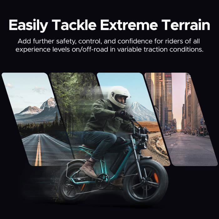 ENGWE M20 - Vélo Électrique 20" - Autonomie 120km - Batterie 48V26Ah - Tout suspendu - Shimano 7 vitesses - VTT fat bike, Noir