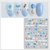 Santa Claus Nail Salon Nail Decoration New Year Decals Manicuring Foils Christmas Nail Art Stickers