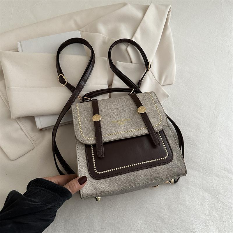 Ретро Повседневная Маленькая Сумка Женский Студенческий Рюкзак Для Школьных Уроков Летняя Новая Модная Тенденция Сумка На Плечо