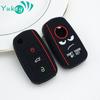 Силиконовый чехол для ключей с 3 кнопками, полная защита, чехол для ключей для VW Volkswagen Polo Tiguan Passat Golf Jetta Lavida Skoda Octavia