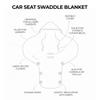 Car Seat Wrap/Blanket Bohemian_Sand