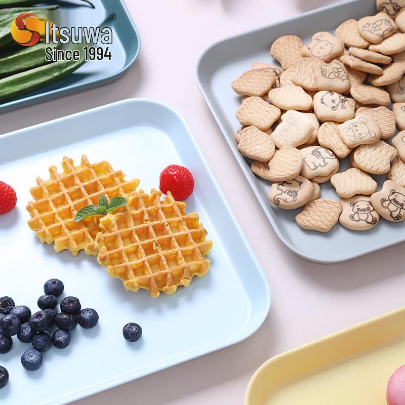 Ins Style Matte Melamine Rectangular Serving Tray