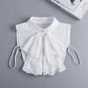 High Quality Detachable Collars for Woman White Chiffon Fashionable Collar Spring Autumn Collar