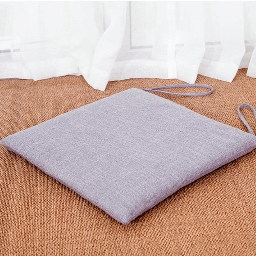 New Removable Linen Chair Cushion Washable Soft Chair Cushion Breathable Thickened Seat Cushion