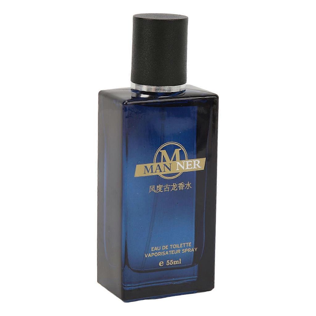55ml Cologne Men Perfume Long Lasting Light Woody Fragrance Male Perfume for Dating Blue