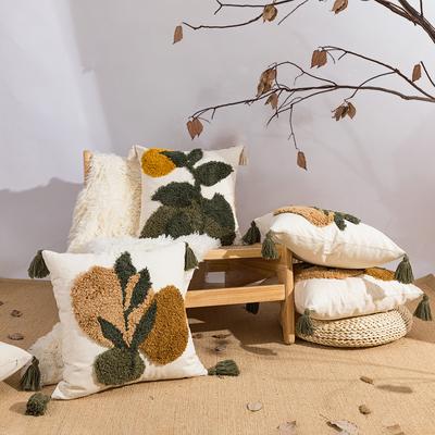 45X45Cmbohemian тафтинговая наволочка, подушка с кисточками, диван, гостиная, прикроватная подушка, одинарная наволочка, без наволочки, отдельная наволочка
